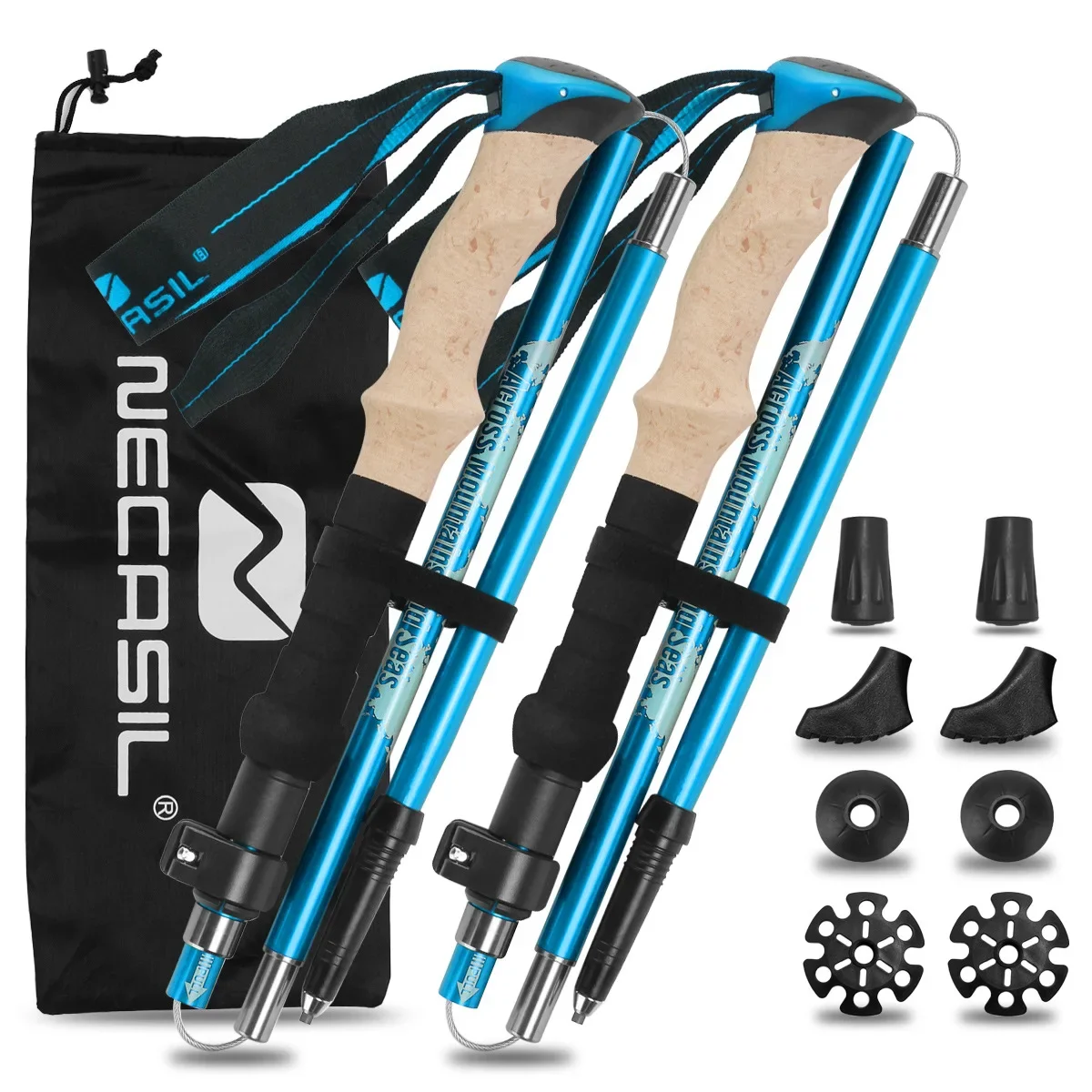 2 Pack Lightweight Foldable Tr - Trekking Pole Carbon review and price