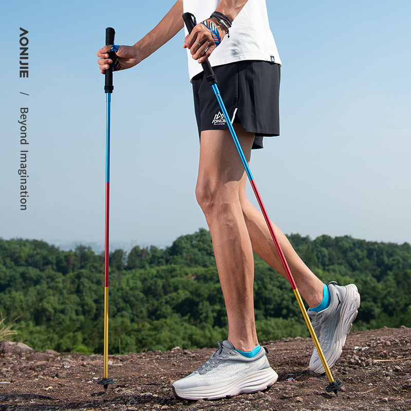 2pcs AONIJIE New Folding Outdo - Trekking Pole Carbon review and price