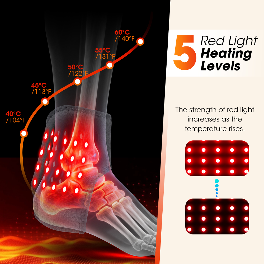 Red Light Cordless Heated Ankl - Ankle Brace review and price